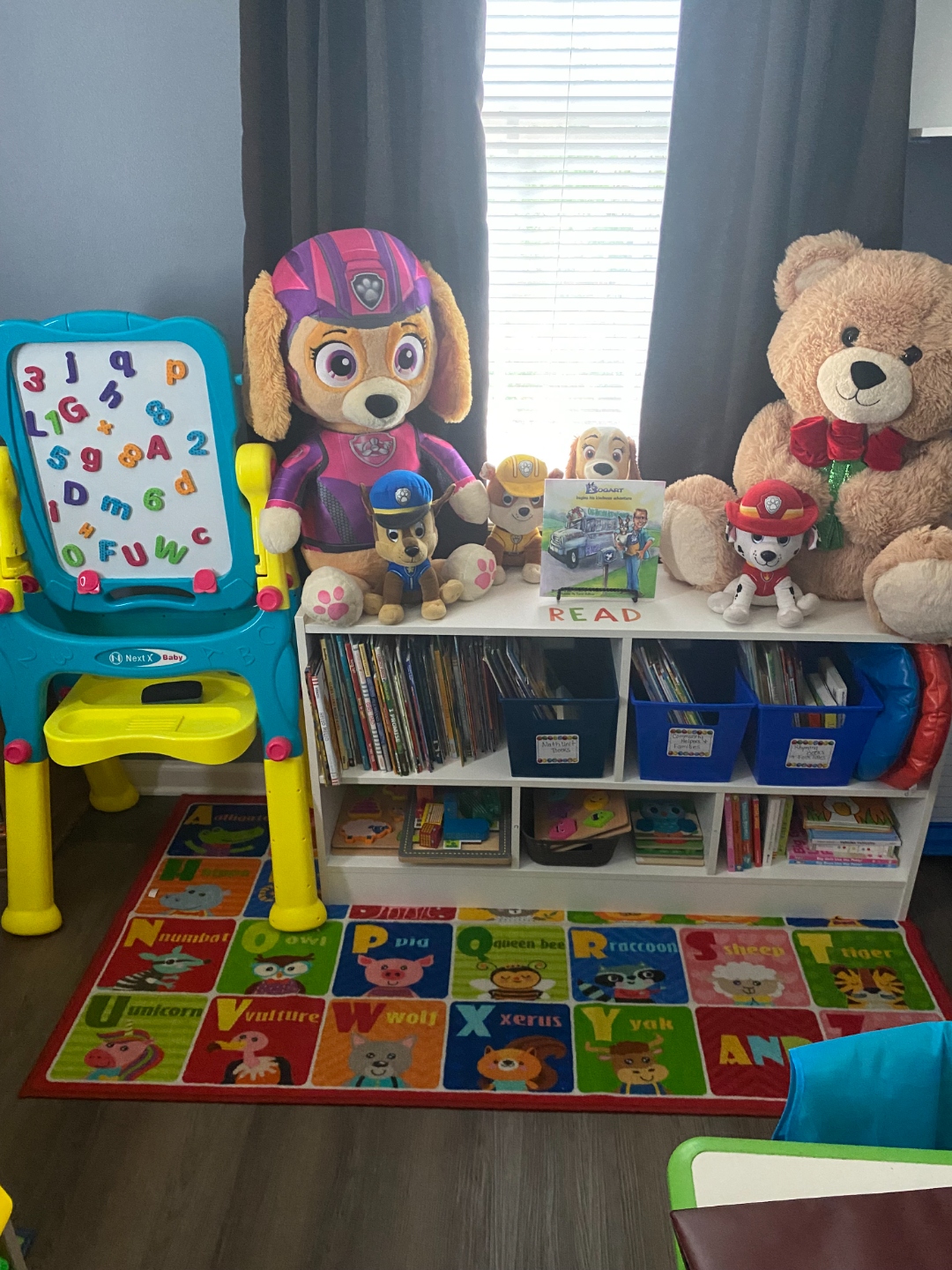 Reading and learning center at Ark of Angels Daycare